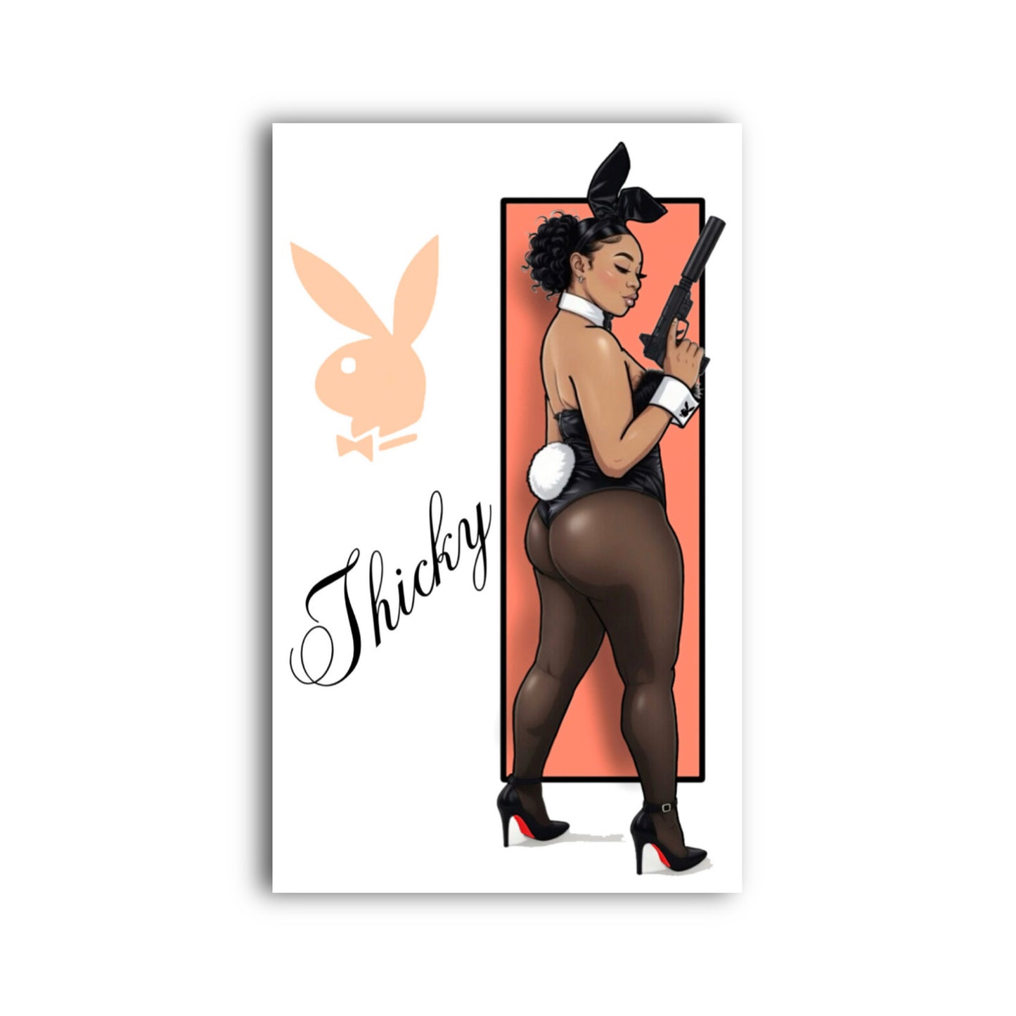 THICK ASS BUNNY STICKER PACK