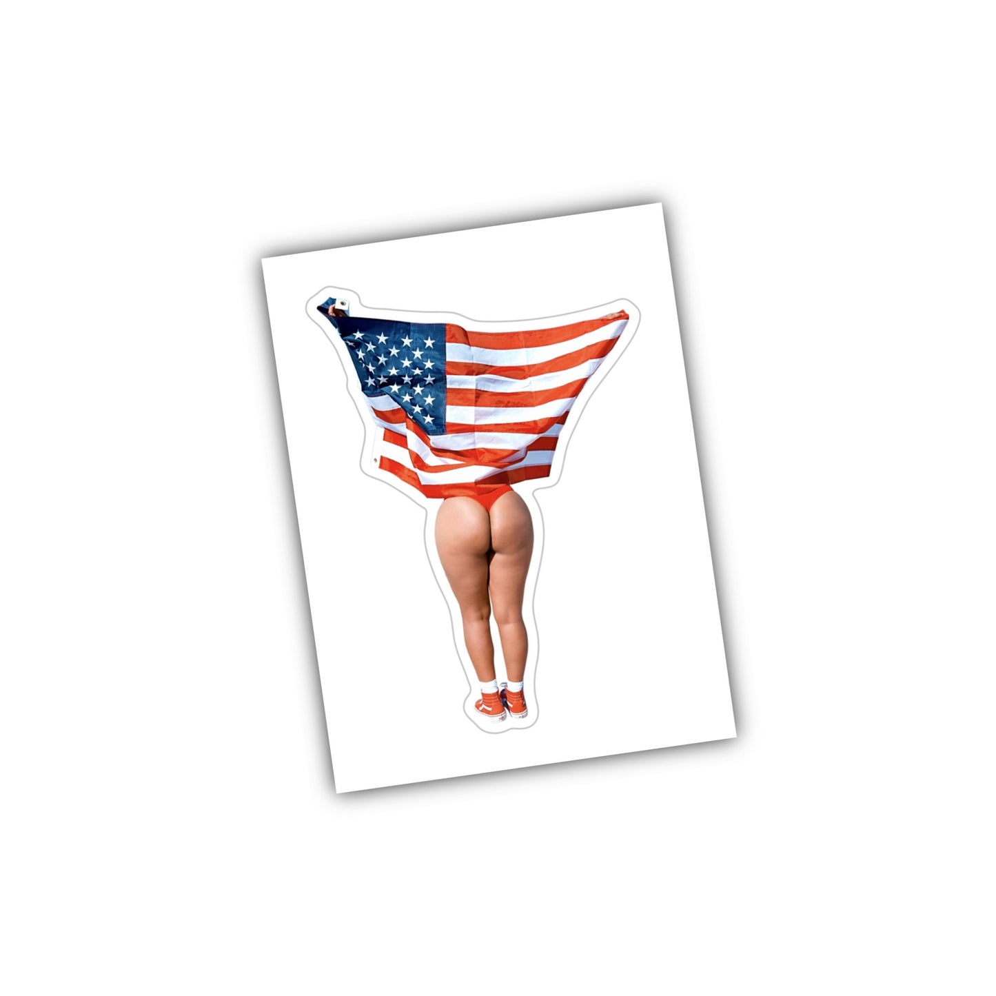 ALL AMERICAN BOOTY V.1 STICKER