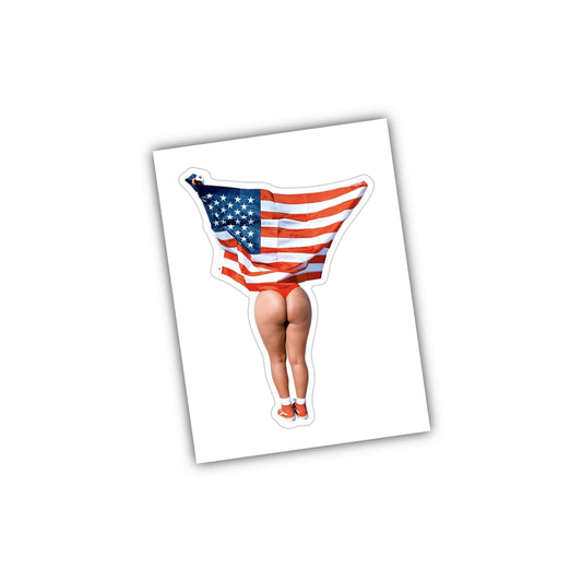 ALL AMERICAN BOOTY V.1 STICKER